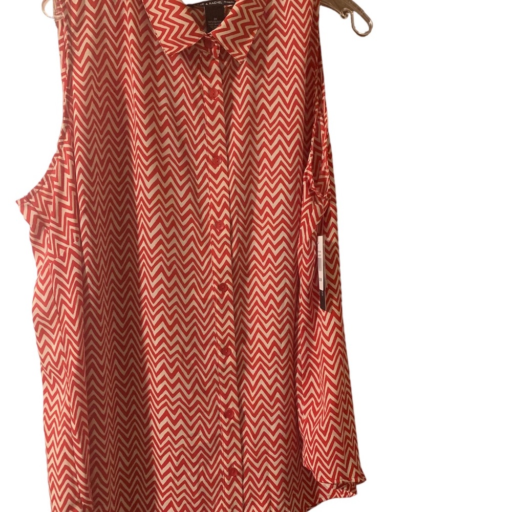 NWT. Zac & Rachel Woman Top. Sz 3x